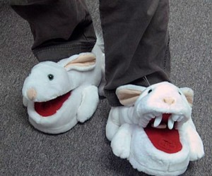 vampire bunny slippers