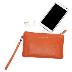 handbag with phone charger