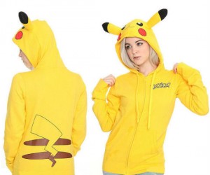 pikachu costume hoodie