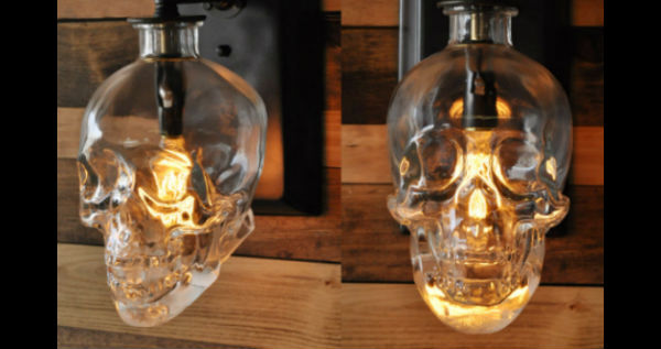 Skull Wall Sconce