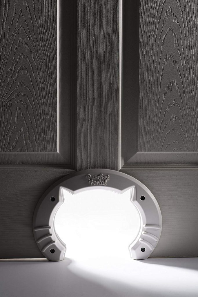 cat shaped kitty door