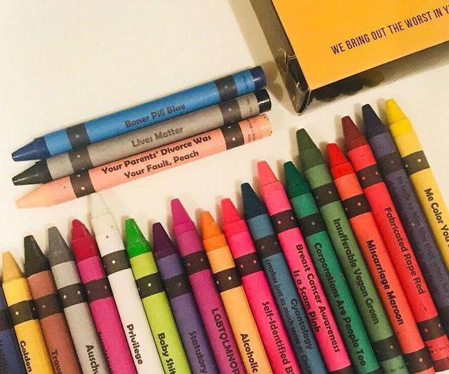 Adult Coloring Offensive Crayons - Holiday Edition
