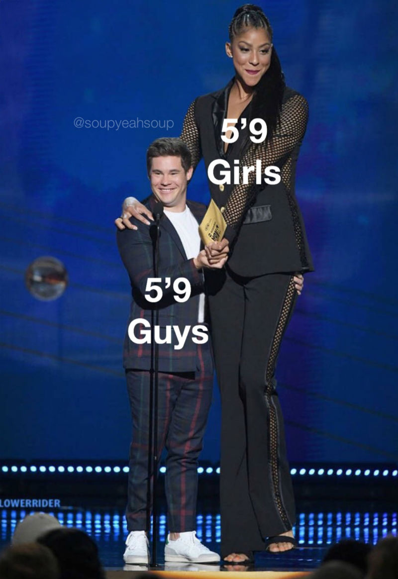 5 9 Guys Vs 5 9 Girls Meme Shut Up And Take My Money