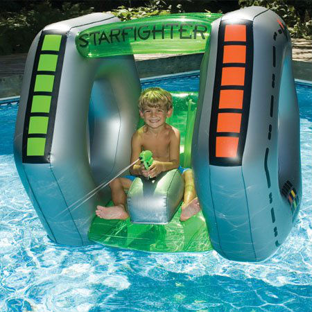starfighter inflatable pool toy