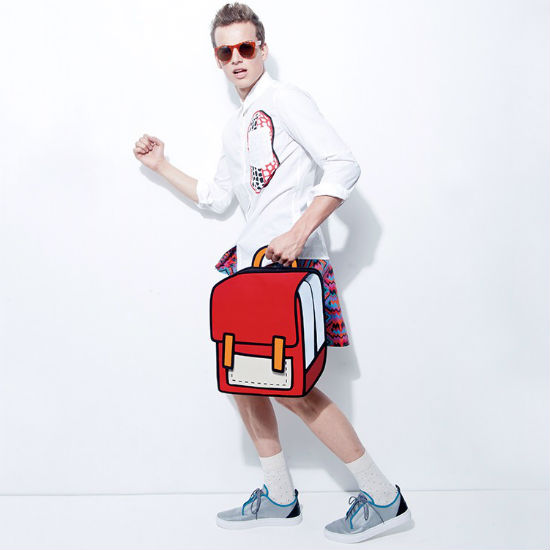 2D Cartoon Backpack - Shut Up And Take My Money
