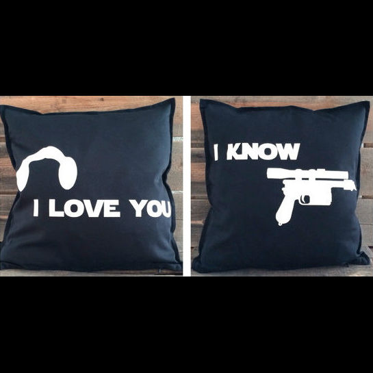 i love you i know throw pillows