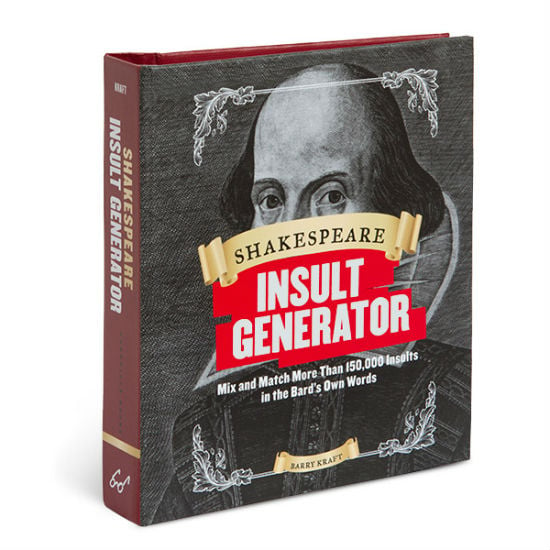 shakespeare insult generator book