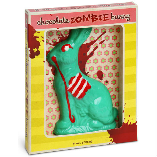 zombie chocolate easter bunny