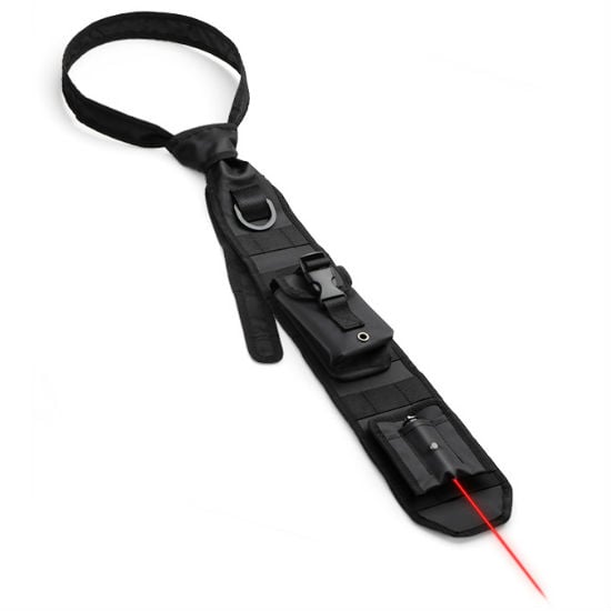 laser guided tactical necktie