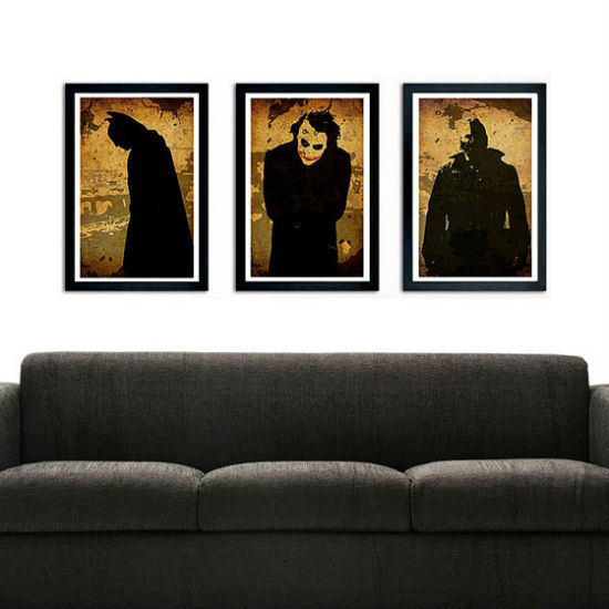 batman trilogy poster set