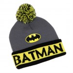 New Era Men's Biggest Fan 2.0 Batman Knit Beanie - Fleece Lined Acrylic Beanie