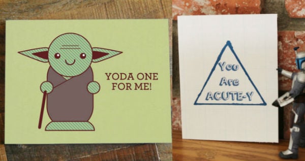 geeky valentines day cards