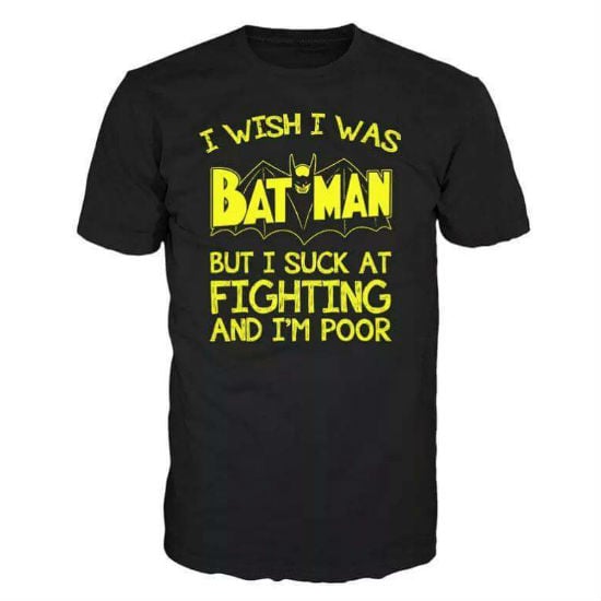 i wish i was batman tee