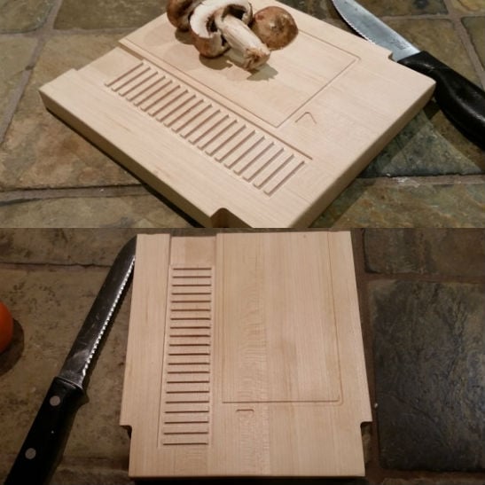nintendo cartridge cutting board