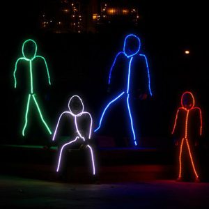 Light Up Stick Figure Costumes - Shut Up And Take My Money