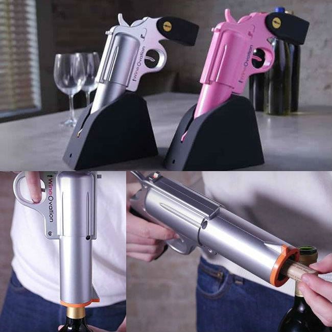 wine gun bottle opener