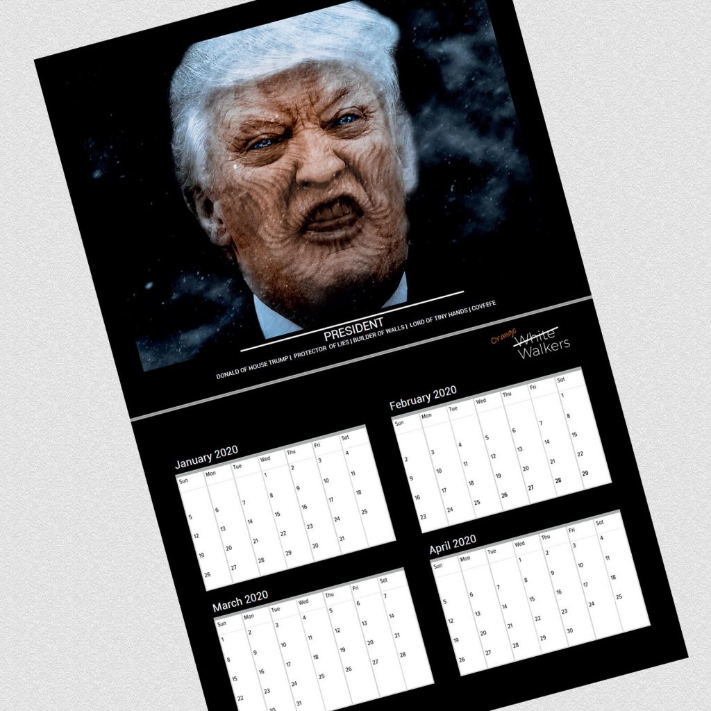 White Walkers Senators 2019 Calendar Shut Up And Take My Money