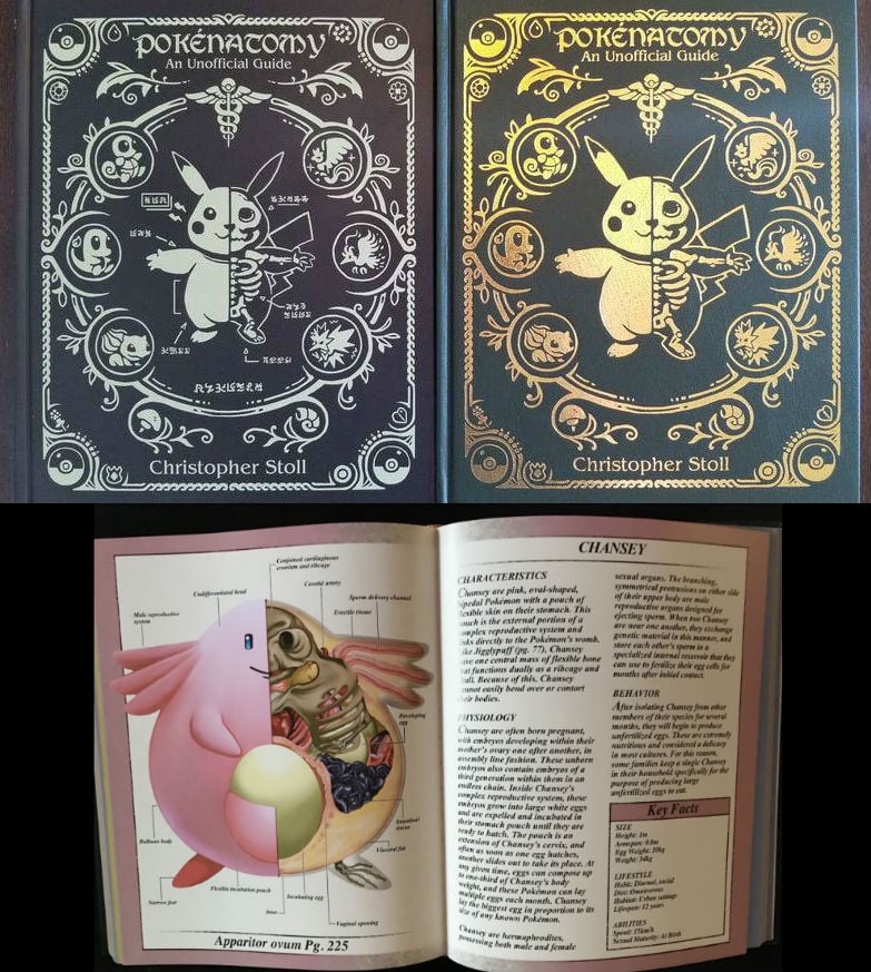 PokéNatomy : un livre insolite qui présente l'anatomie détaillée