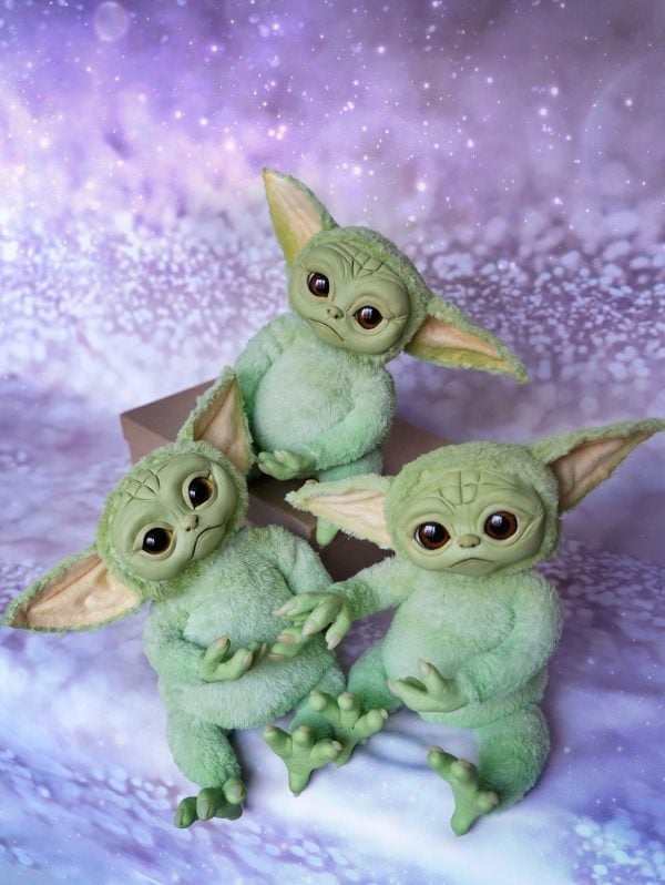 realistic yoda doll