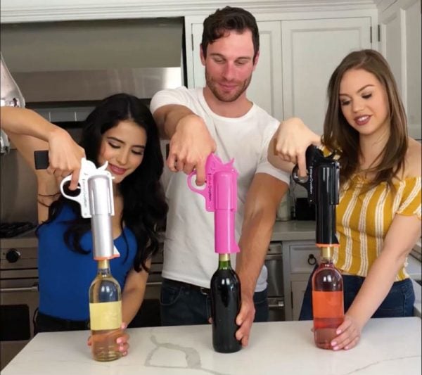 WineOvation Electric Gun Wine Bottle Opener Shut Up And Take My Money