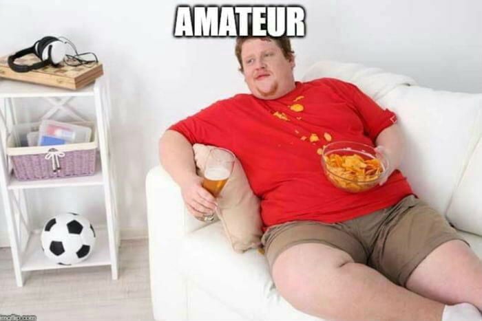 amateur fat guy on couch meme