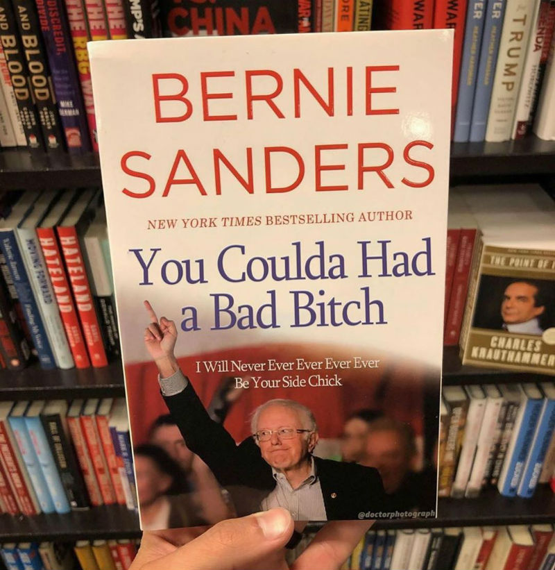 bernie sanders you coulda had a bad bitch book