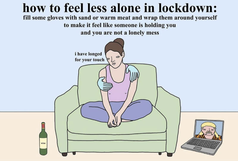 how to feel less alone during lockdown