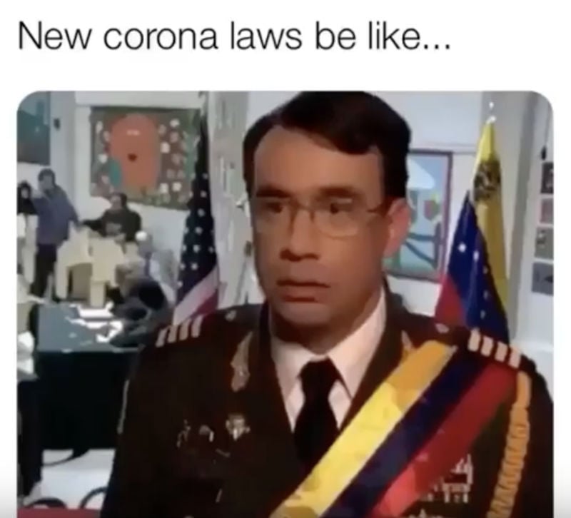 new corona laws be like meme
