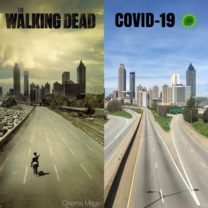 Walking Dead Vs Covid 19 Atlanta Meme Shut Up And Take My Money
