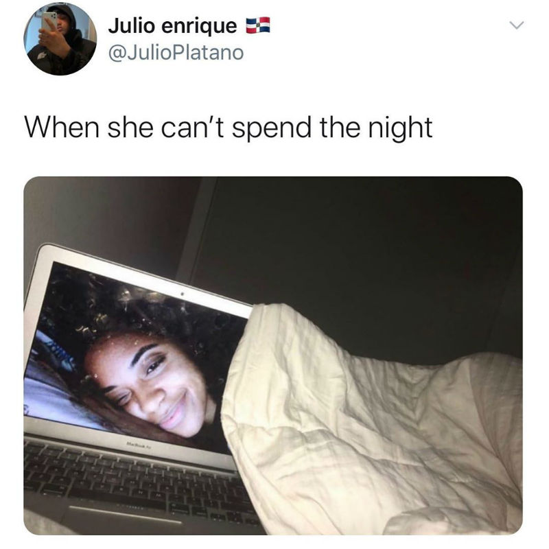 when she cant spend the night