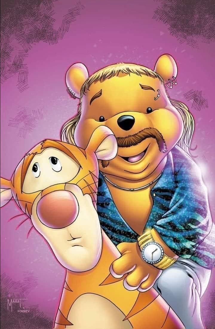 Winnie The Pooh Tiger King Meme - Shut Up And Take My Money