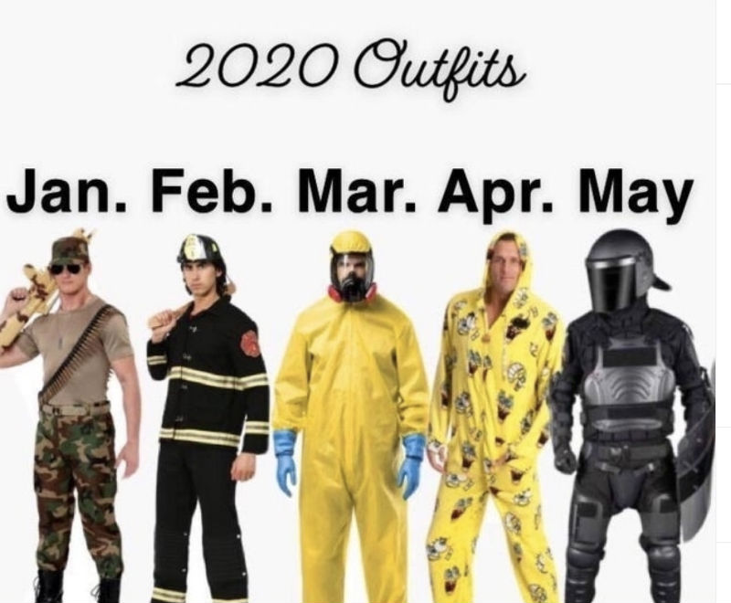 2020 outfits meme