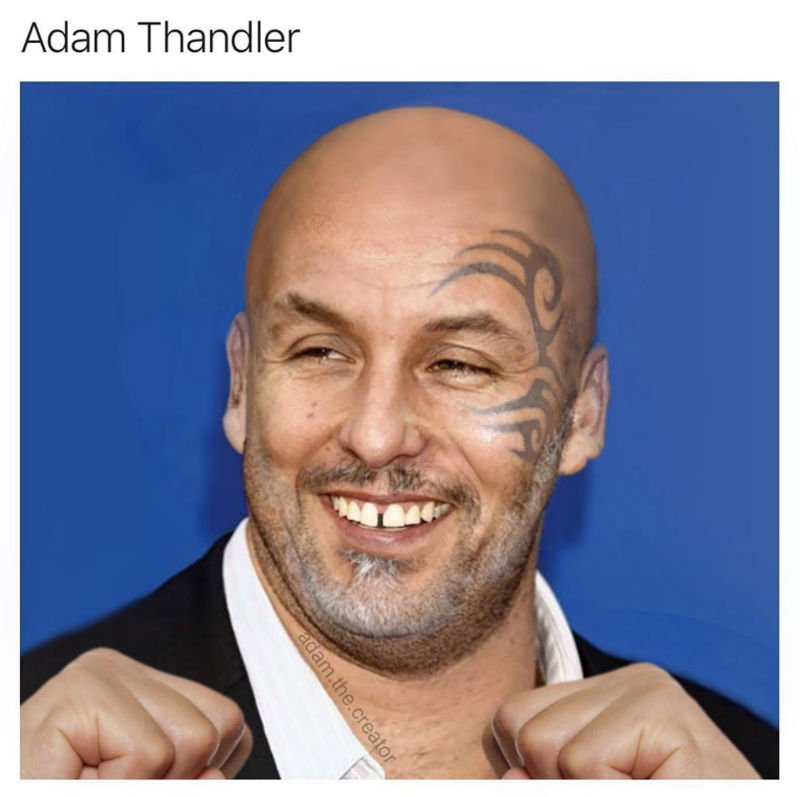 adam thandler meme