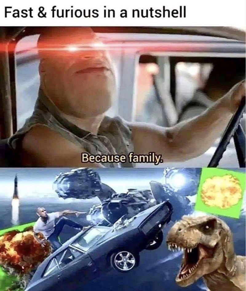 Do You Pick Family Or Die? A Fast And Furious Meme Collection