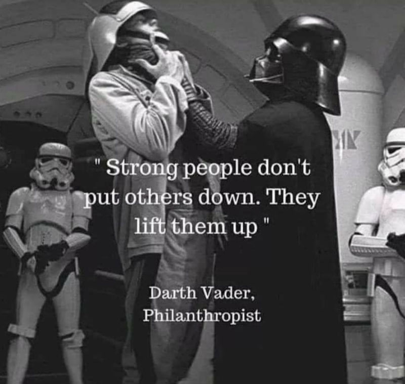strong people dont put others down
