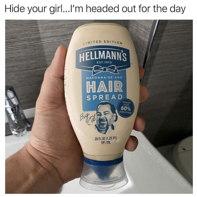 big ed hair spread mayo