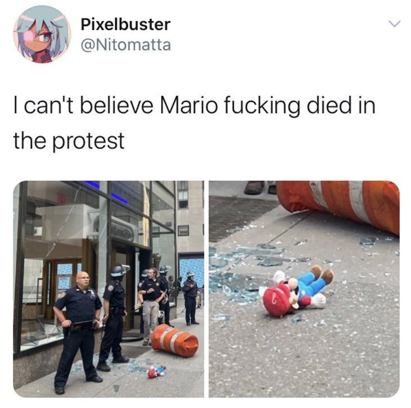 i can't believe mario died