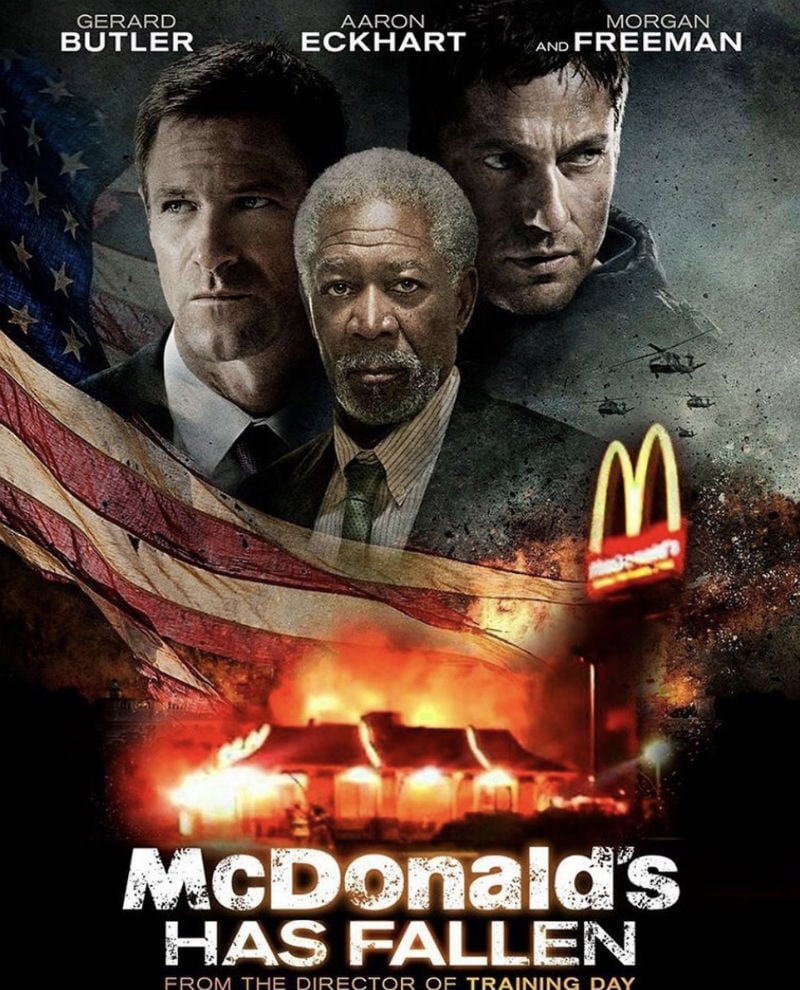 mcdonalds has fallen movie poster