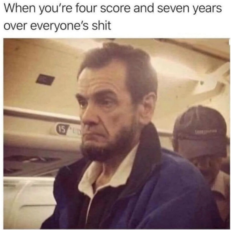 when you're four score
