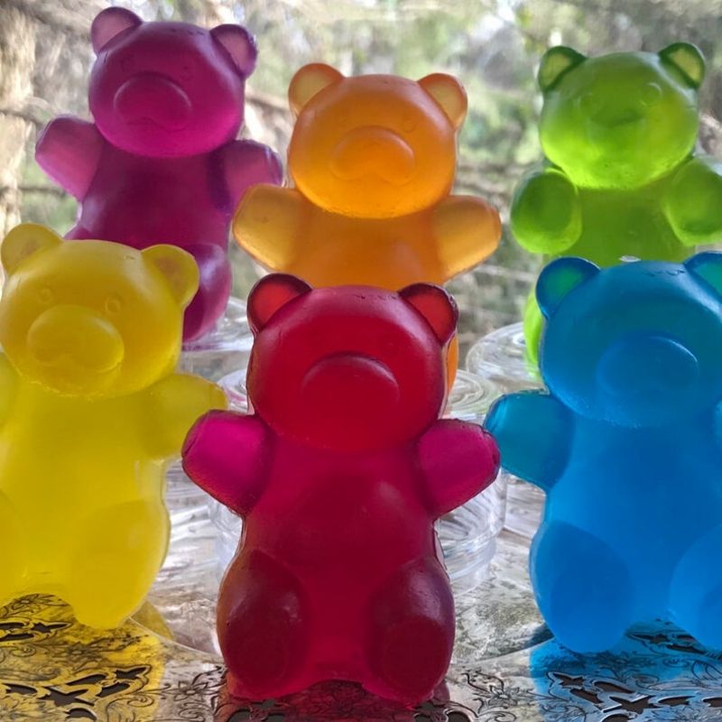 Large Gummy Bear Soap Soap for Kids Childrens Bath Candy 