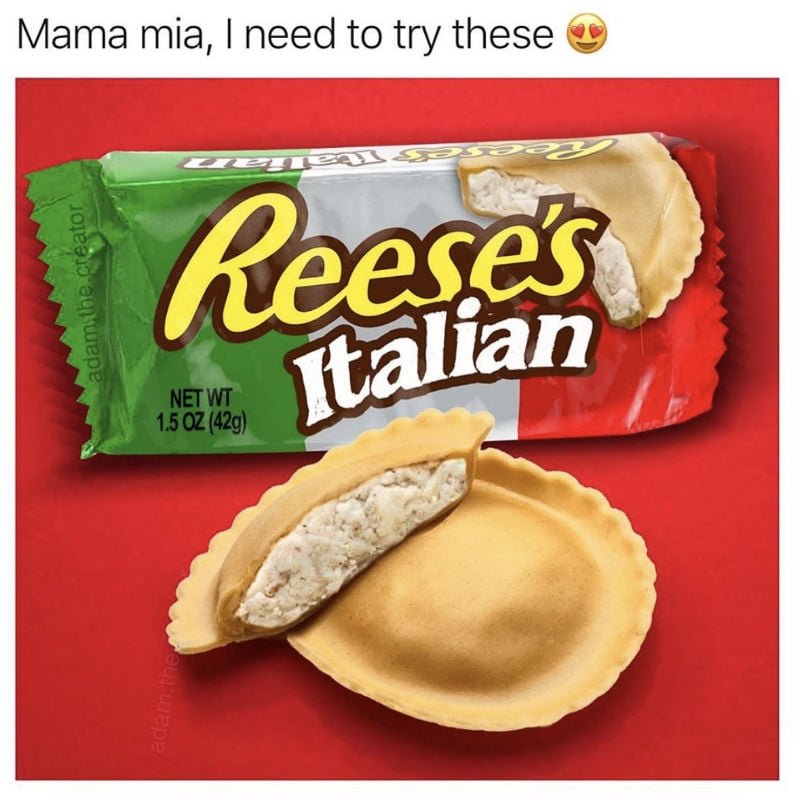 reeses italian meme