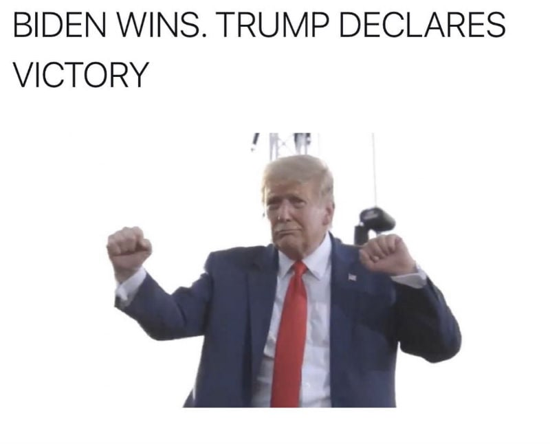 biden wins trump declares victory