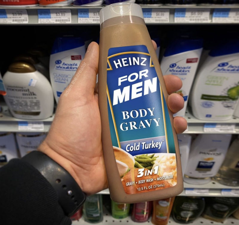 heinz for men body gravy