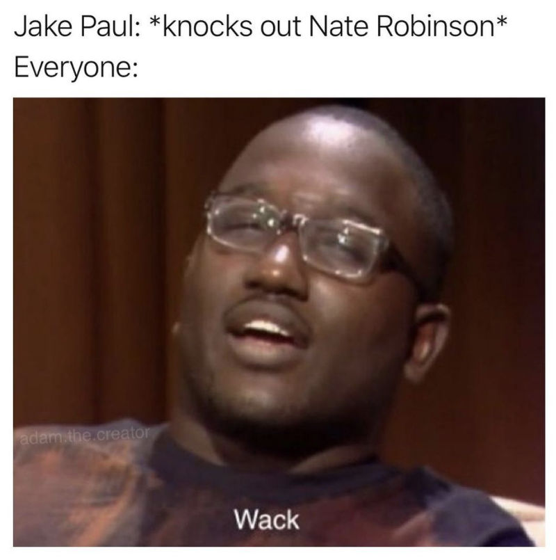 jake paul knocks out nate robinson
