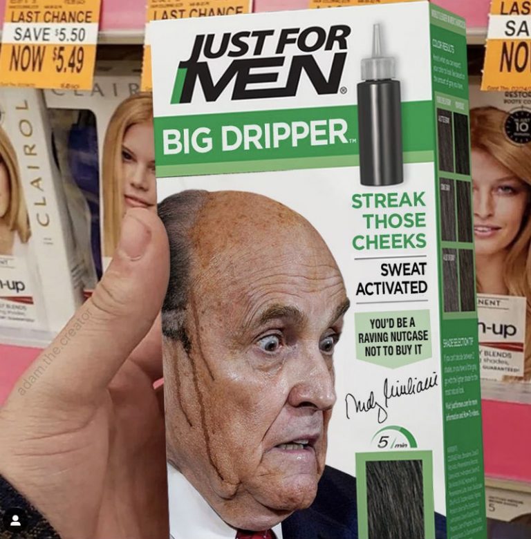 Rudy Giuliani Just For Men Big Dripper Hair Dye - Meme - Shut Up And ...
