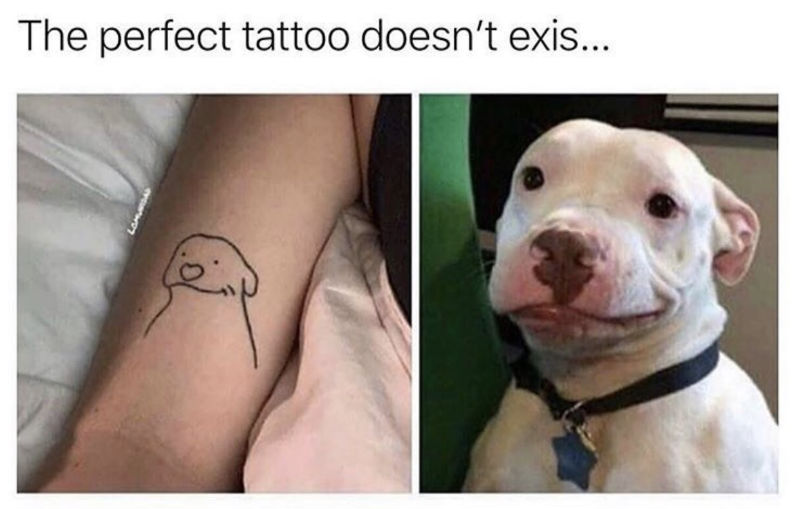 The Perfect Tattoo Doesn't Exist - Meme - Shut Up And Take My Money
