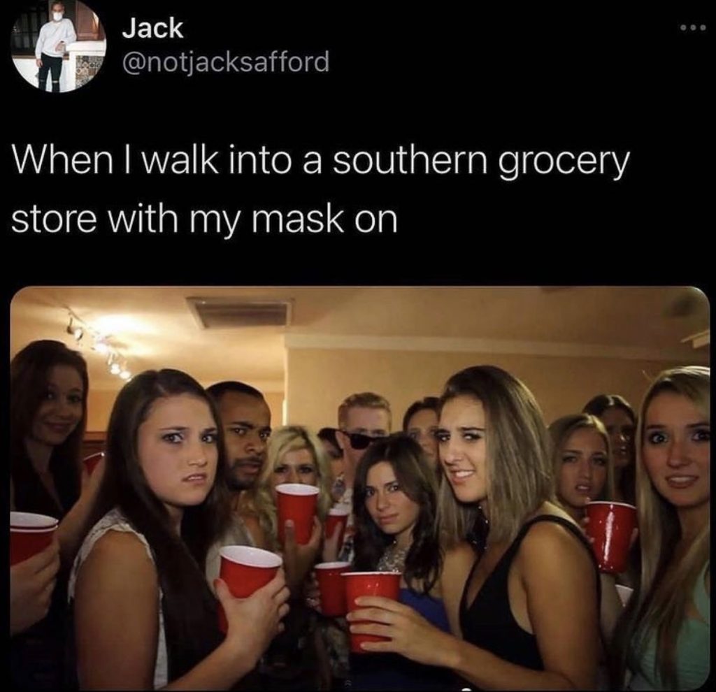 when i walk into a southern grocery store