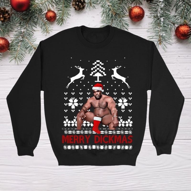 Barry Merry Dickmas Funny Ugly Sweater - Shut Up And Take My Money