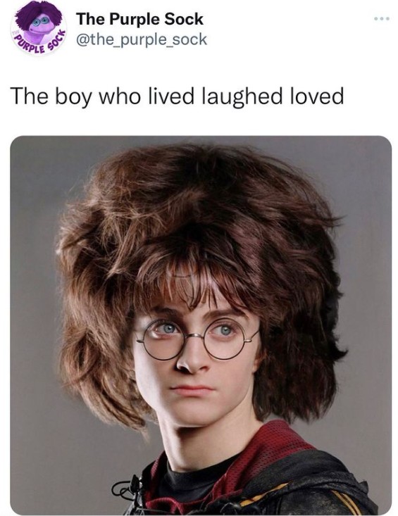 the boy who live laughed loved meme