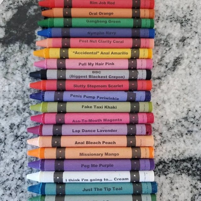 Crayola Porn - Offensive Crayons - Porn Pack Edition - Shut Up And Take My Money